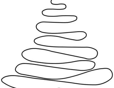 christmas tree wire art