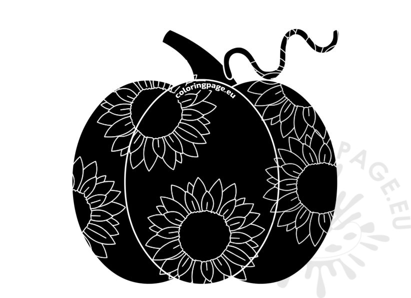 floral pumpkin