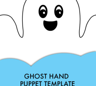 ghost hand puppet template