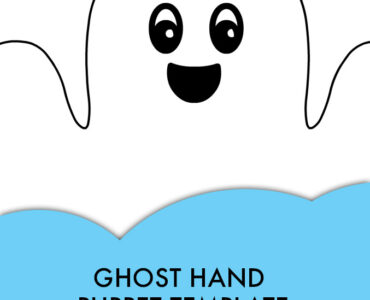 ghost hand puppet template