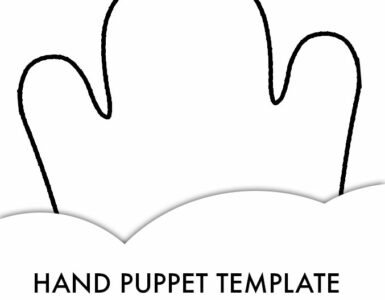 hand puppet template