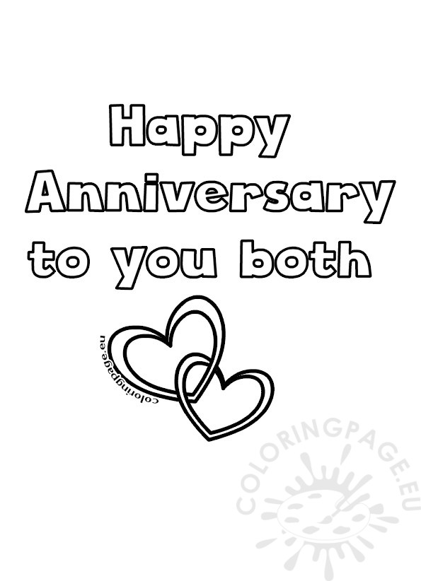 happy anniversary both you