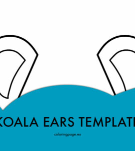 koala ears template