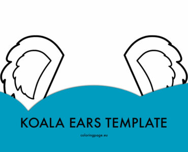 koala ears template