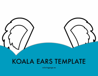 koala ears template