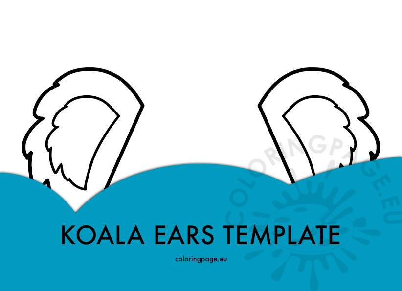 koala ears template