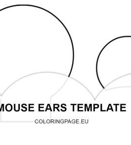 mouse ears template