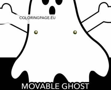 movable ghost paper doll