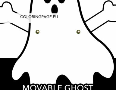 movable ghost paper doll