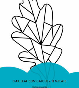 oak leaf suncatcher