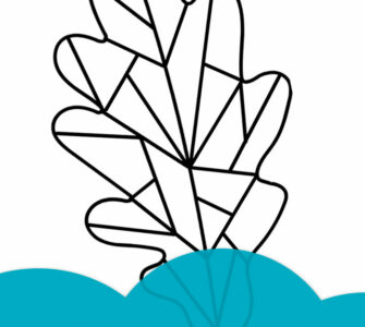 oak leaf suncatcher