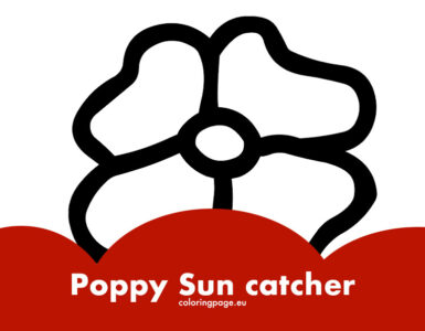 poppy suncatcher