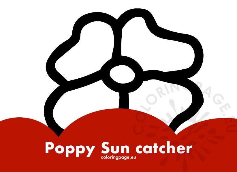 poppy suncatcher