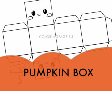 pumpkin favor box template