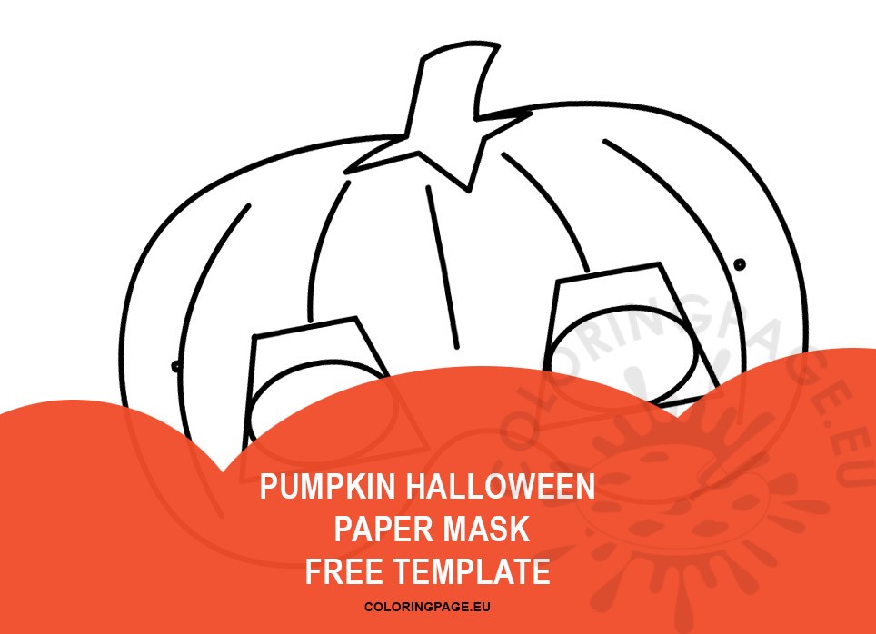 pumpkin mask template