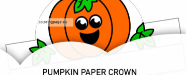 pumpkin paper crown