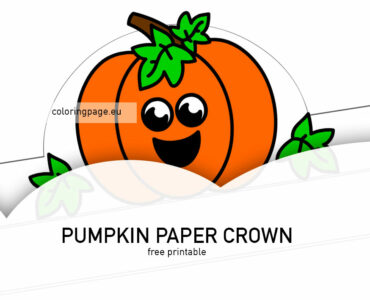 pumpkin paper crown
