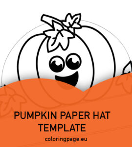 pumpkin paper hat template