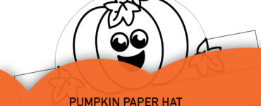 pumpkin paper hat template