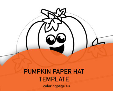 pumpkin paper hat template