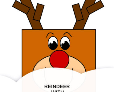 reindeer geometric shapes