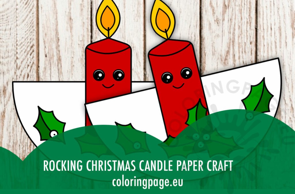 rocking christmas candle craft