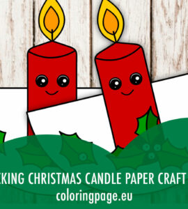 rocking christmas candle craft