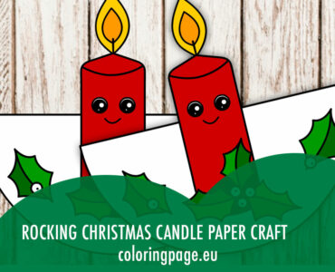 rocking christmas candle craft