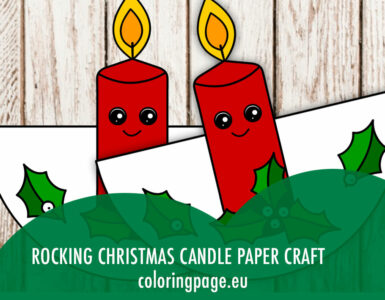 rocking christmas candle craft