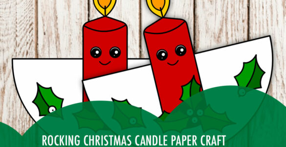 rocking christmas candle craft