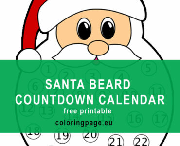 santa advent calendar