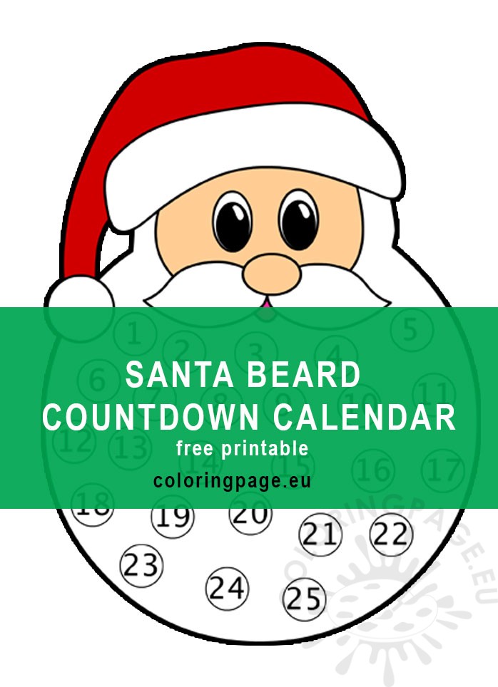 santa advent calendar