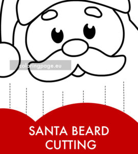 santa beard cutting