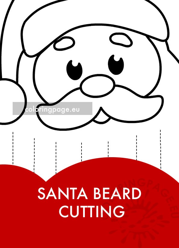 santa beard cutting