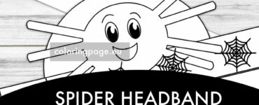 spider headband template