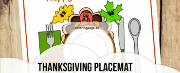 thanksgiving placemat