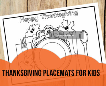 thanksgiving placemat kids