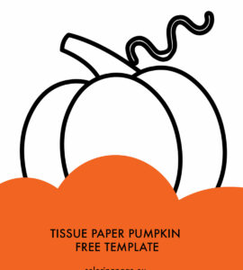 tissue paper pumpkin