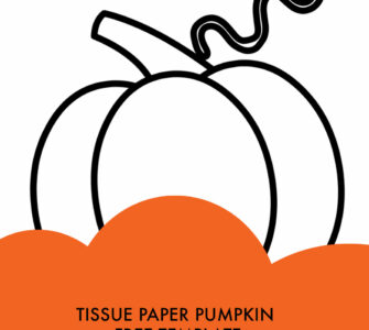 tissue paper pumpkin