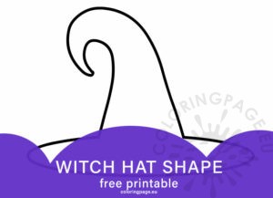 witch hat shape