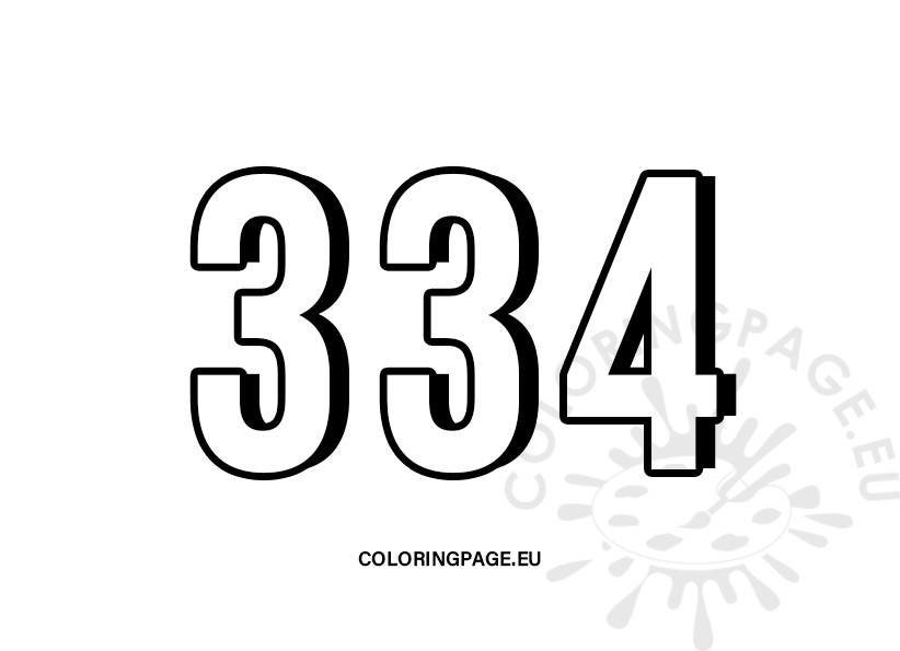 334 number