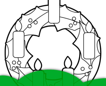advent wreath coloring