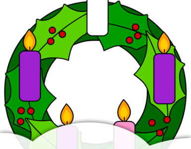 advent wreath paper