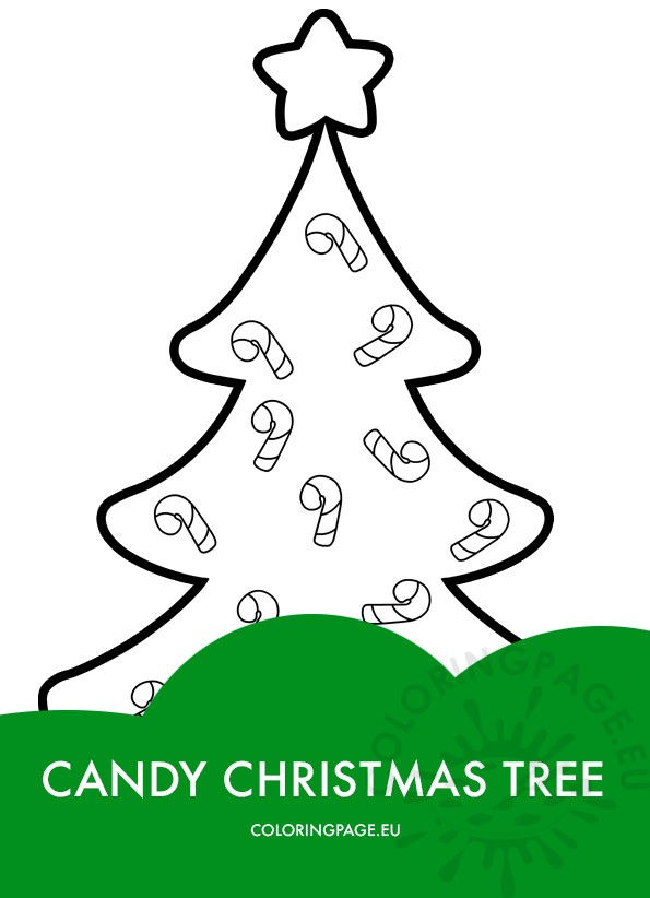 candy christmas tree