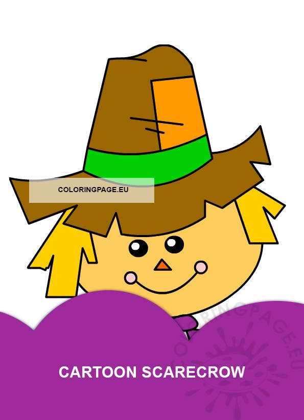 cartoon scarecrow face