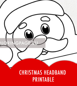 christmas headband printable