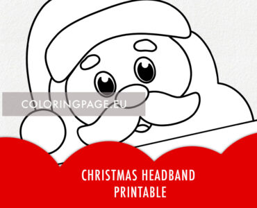 christmas headband printable