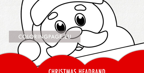 christmas headband printable