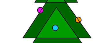 christmas tree triangles