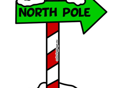 direction north pole sign